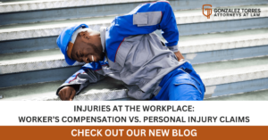 Injuries at the workplace